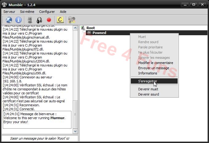 F4f mumble connect register.jpg